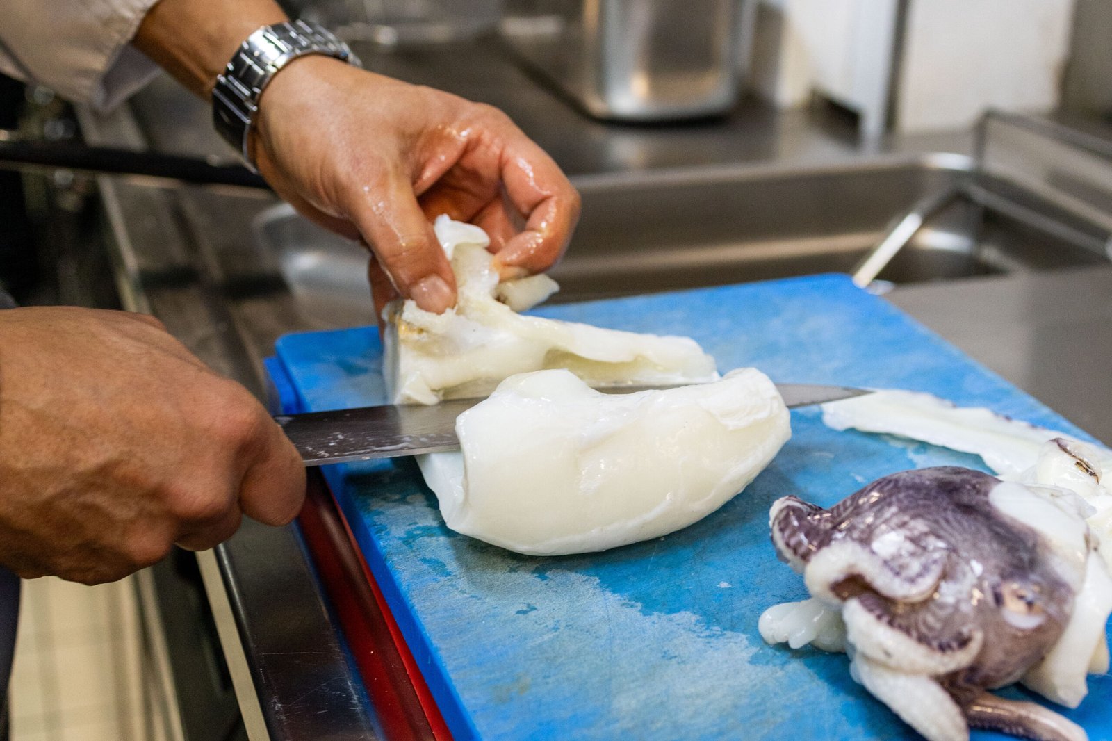 Cuttlefish fettuccine