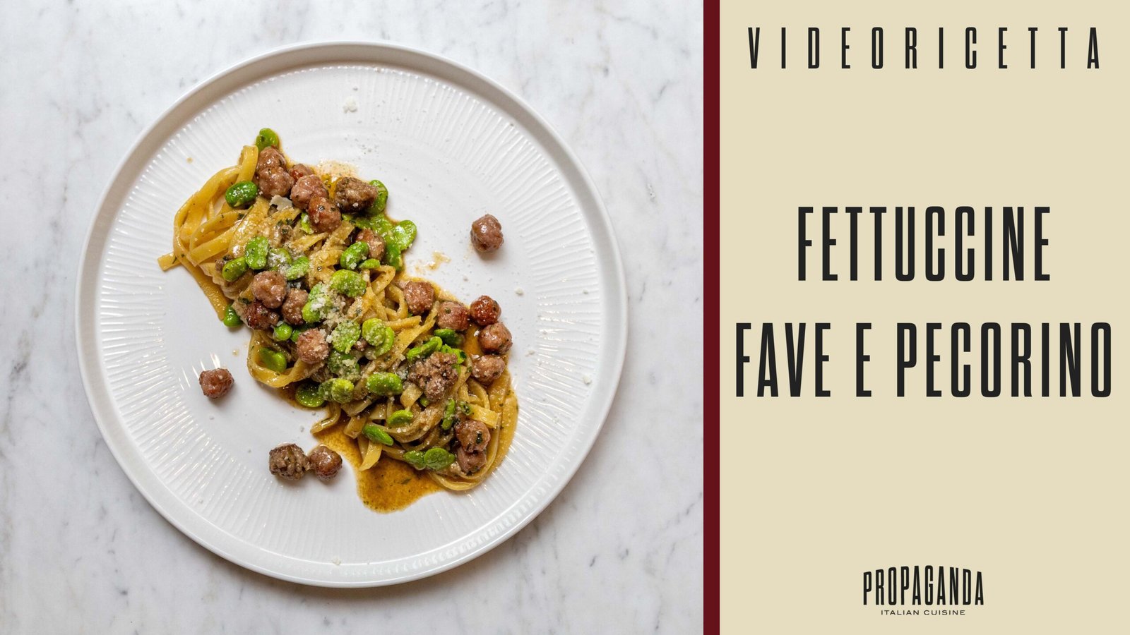 Fettuccine with Fava Beans and Pecorino - Traditional Roman recipe