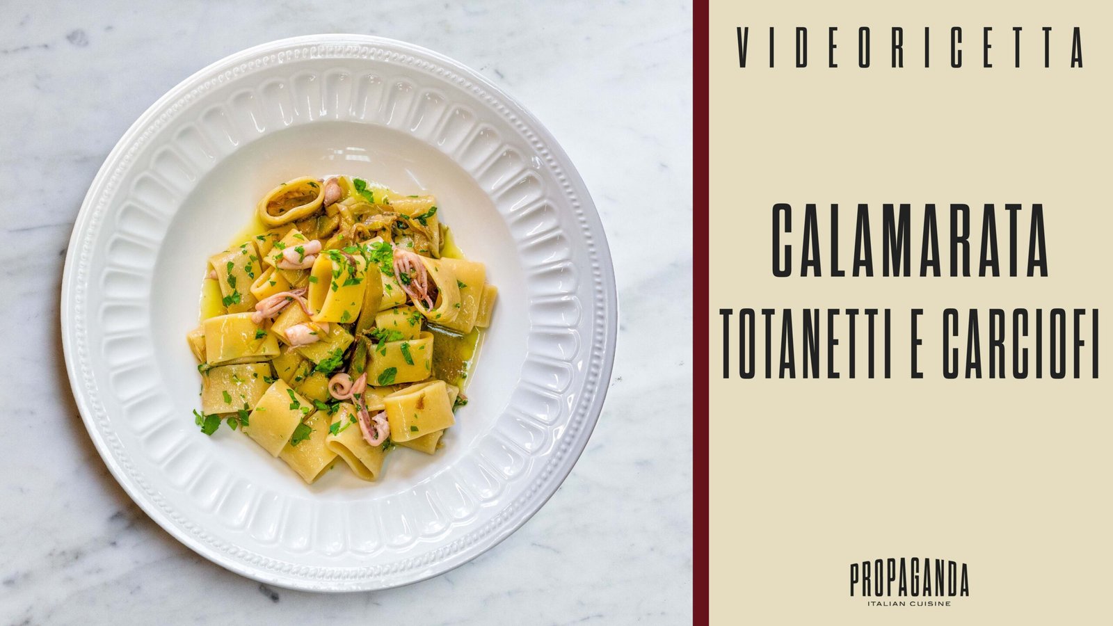 Calamarata with Squid and Artichokes