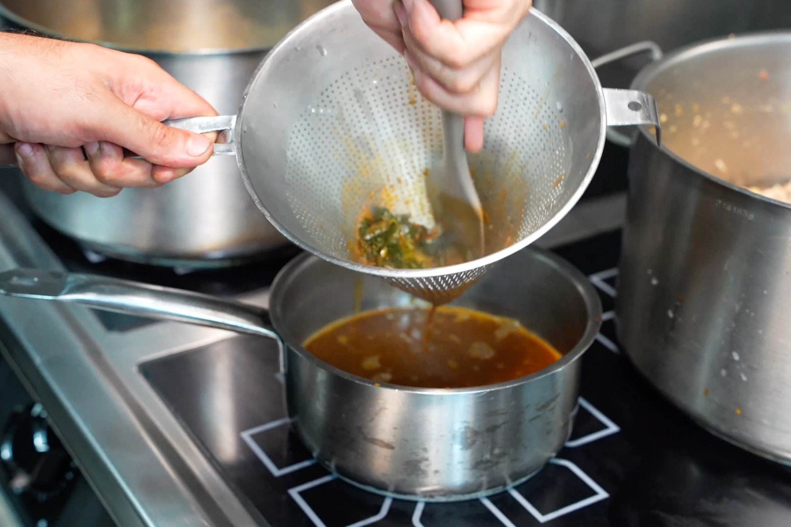 Straining