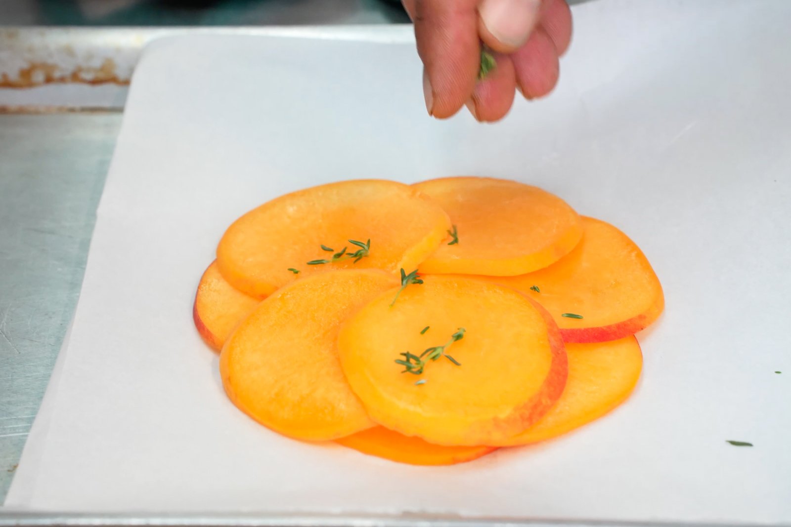 Pesche gratinate